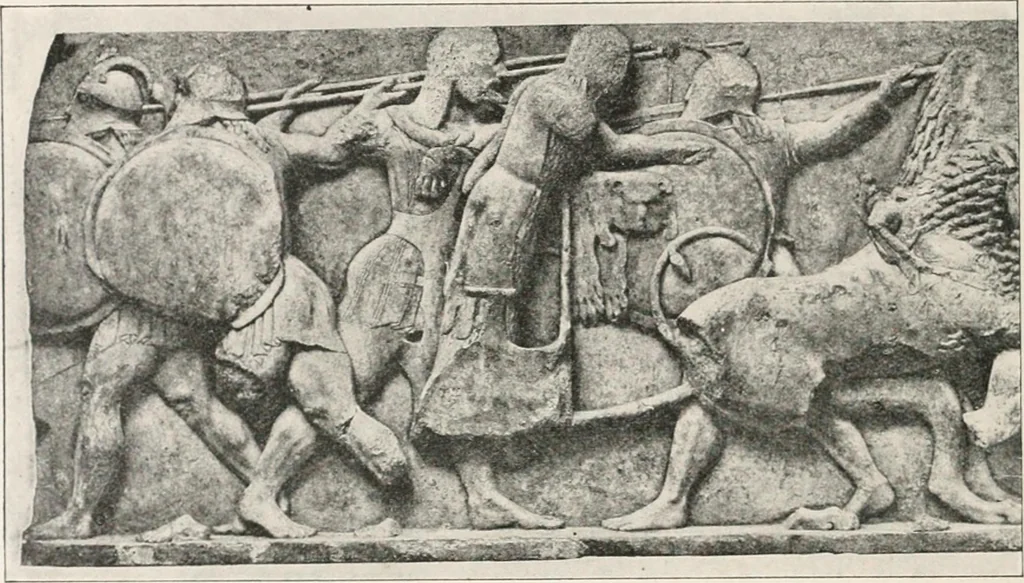 An illustration from Delphi, 1920, leaf 149