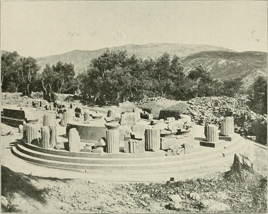 An illustration from Delphi, 1920, leaf 64