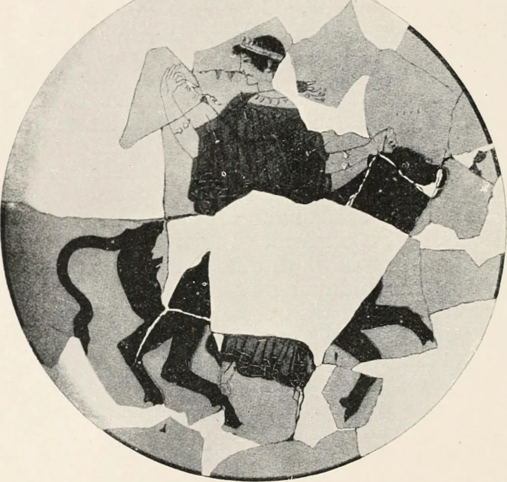 An illustration from Delphi, 1920, leaf 93