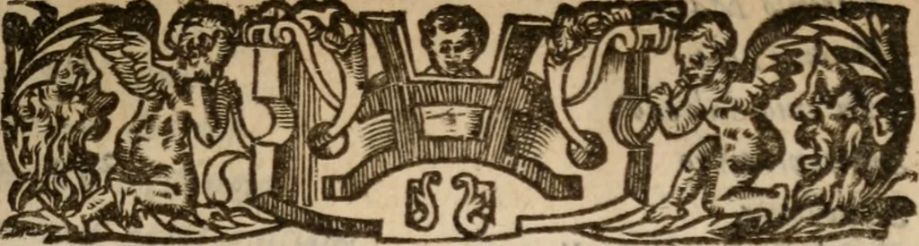 An illustration from Del primo [-sesto] libro de le lettere di M. Pietro Aretino, 1608, leaf 10
