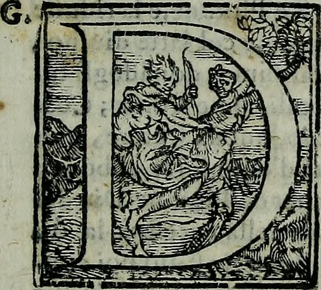 An illustration from Ragionamenti del sig. cavaliere Giorgio Vasari, pittore et architetto aretino, sopra le inuentioni da lui dipinte in Firenze nel palazzo di Loro Altezze serenissime. Con lo illustriss. & eccellentiss. signor don Francesco Medici, allora principe de Firenze. Insieme con la inuentione della pittura da lui cominciata nella cvpola. Con due tauole, vna delle cose piu notabili, & l'altra delli huomini illustri, che sono ritratti e nominati in quest' opera, 1588, leaf 78