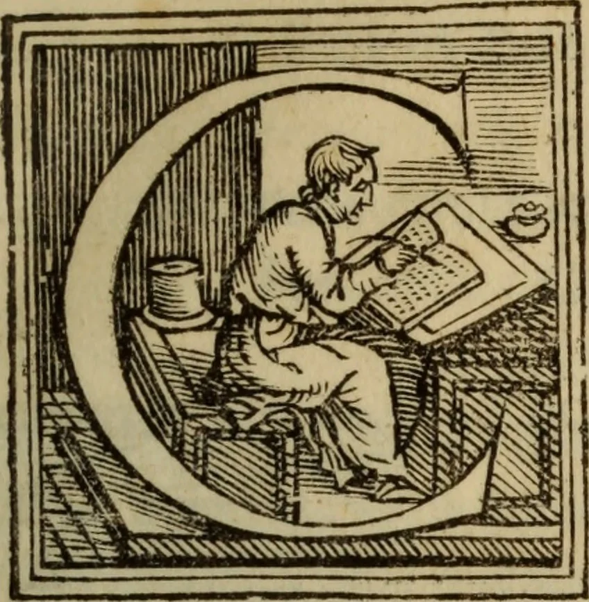 An illustration from De lumbricis alvum occupantibus, ac de ratione curandi eos : qui ab illis infestantur commentarius, 1547, leaf 18
