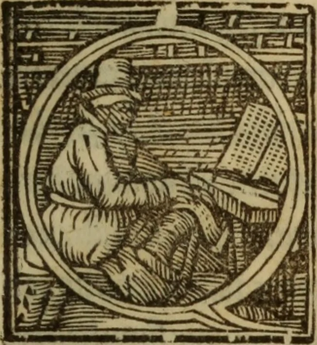 An illustration from De lumbricis alvum occupantibus, ac de ratione curandi eos : qui ab illis infestantur commentarius, 1547, leaf 20