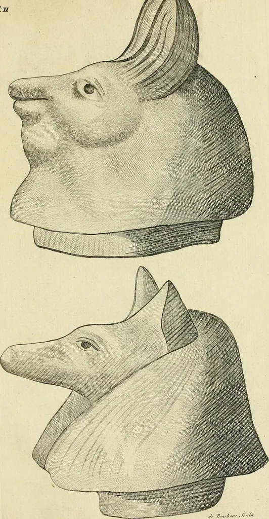 An illustration from De l'usage des statues chez les anciens : essai historique, 1768, leaf 540