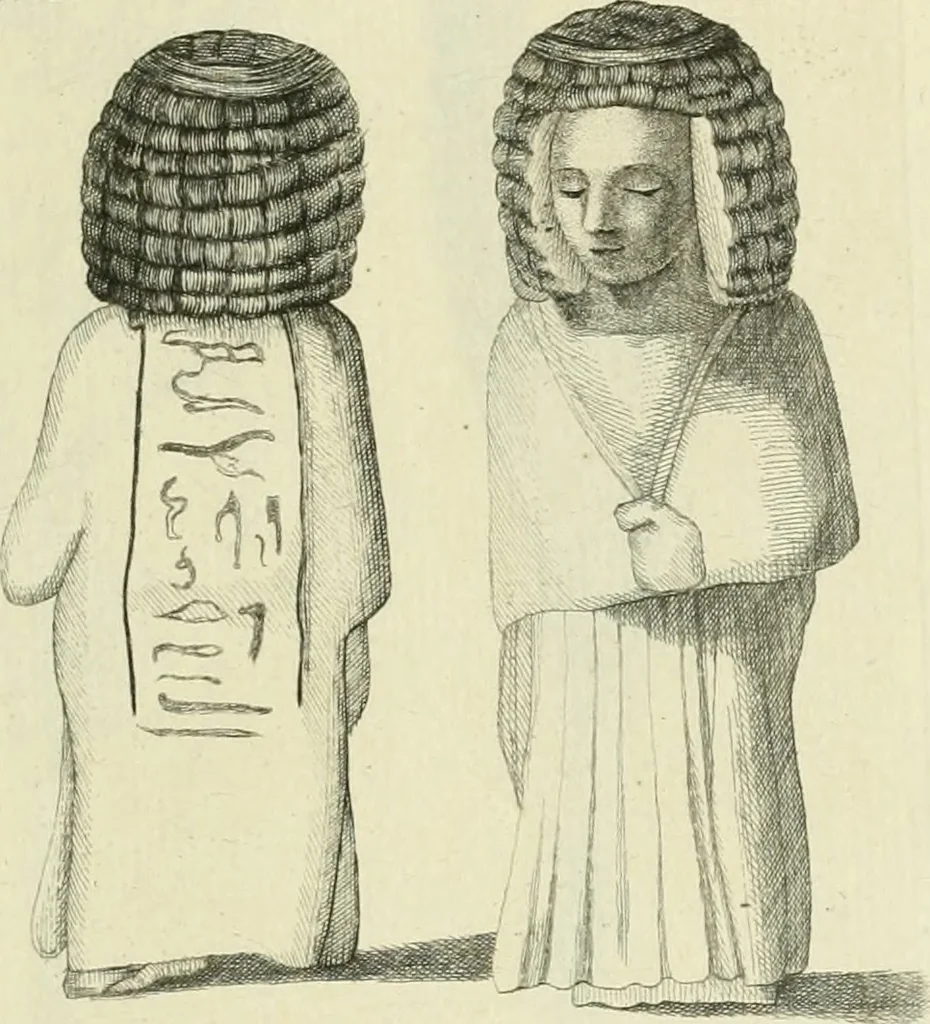 An illustration from De l'usage des statues chez les anciens : essai historique, 1768, leaf 544