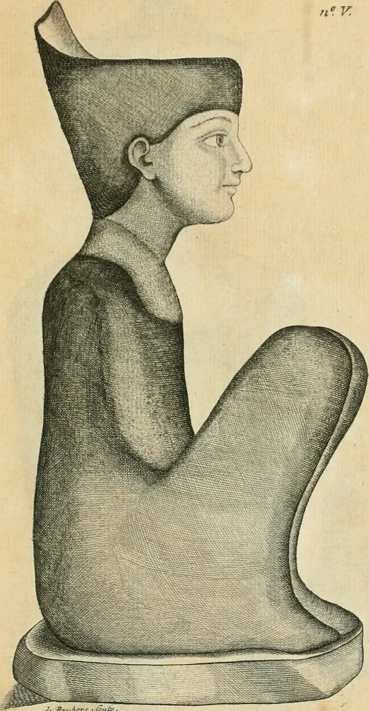 An illustration from De l'usage des statues chez les anciens : essai historique, 1768, leaf 548