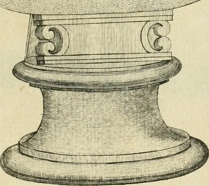An illustration from De l'usage des statues chez les anciens : essai historique, 1768, leaf 558