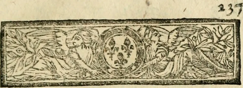 An illustration from De l'usure et des vrais moyens de l'eviter. Par l'usage de divers contrats licites, & approuvez par le droit civil & canonique, & par le droit France. Avec reglement pour des monts de pieté gratuits, & des modeles qu'on a jugé necessaires pour plusieurs de ces contrats, 1687, leaf 258