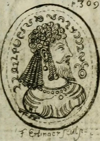 An illustration from De l'utilité des voyages, 1686, leaf 334