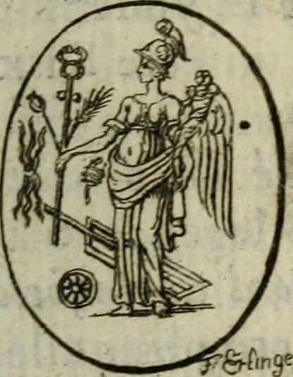 An illustration from De l'utilité des voyages, 1686, leaf 350