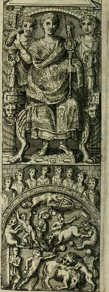 An illustration from De l'utilité des voyages, 1686, leaf 405