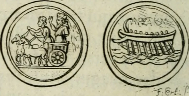 An illustration from De l'utilité des voyages, 1686, leaf 261