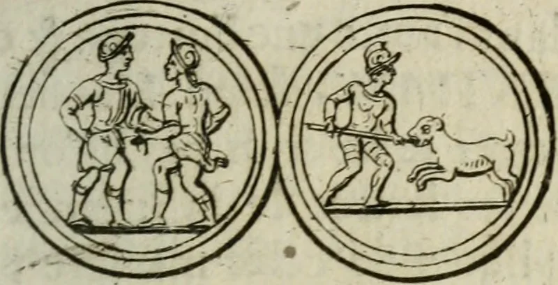 An illustration from De l'utilité des voyages, 1686, leaf 286