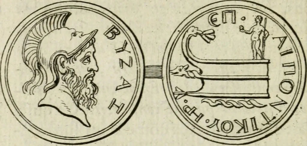 An illustration from De l'utilité des voyages : et de l'avantage que la recherche des antiquitez procure aux sçavans, 1686, leaf 121