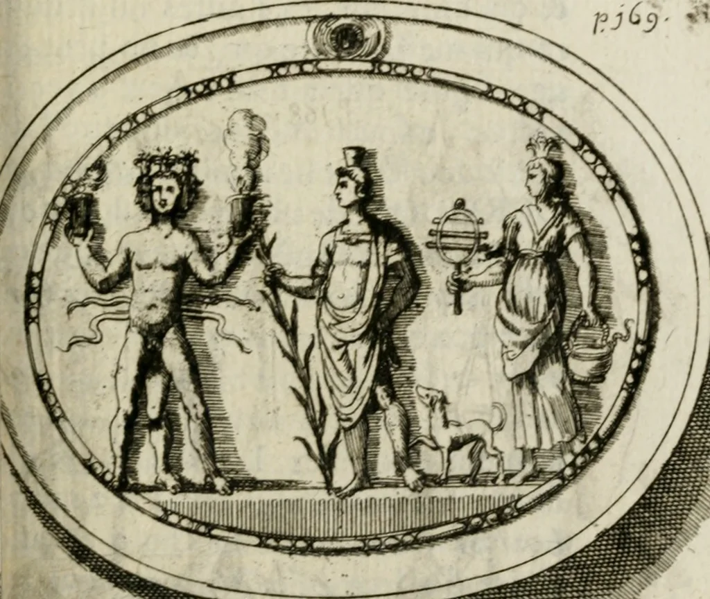 An illustration from De l'utilité des voyages : et de l'avantage que la recherche des antiquitez procure aux sçavans, 1686, leaf 190