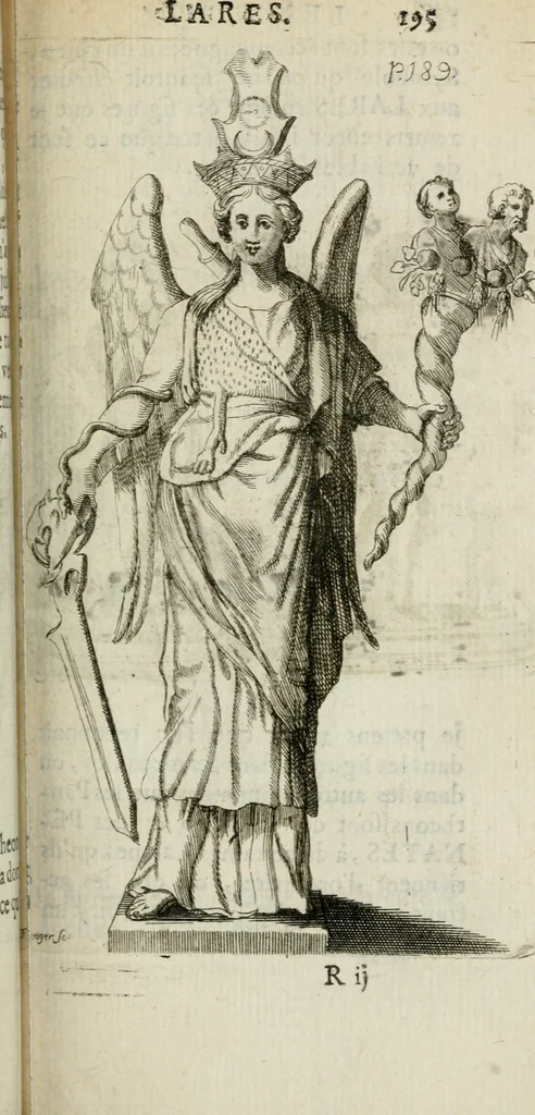 An illustration from De l'utilité des voyages : et de l'avantage que la recherche des antiquitez procure aux sçavans, 1686, leaf 216