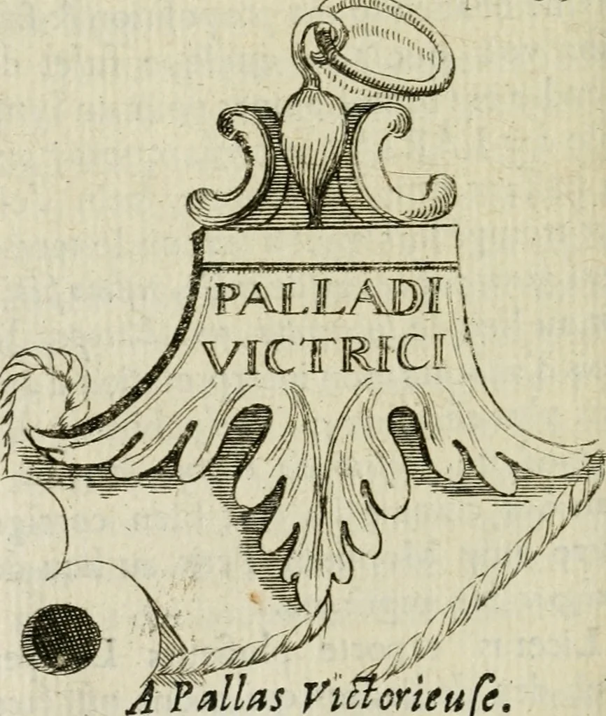 An illustration from De l'utilité des voyages : et de l'avantage que la recherche des antiquitez procure aux sçavans, 1686, leaf 221