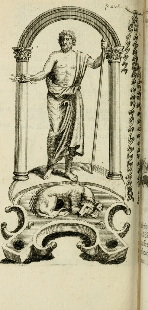 An illustration from De l'utilité des voyages : et de l'avantage que la recherche des antiquitez procure aux sçavans, 1686, leaf 229