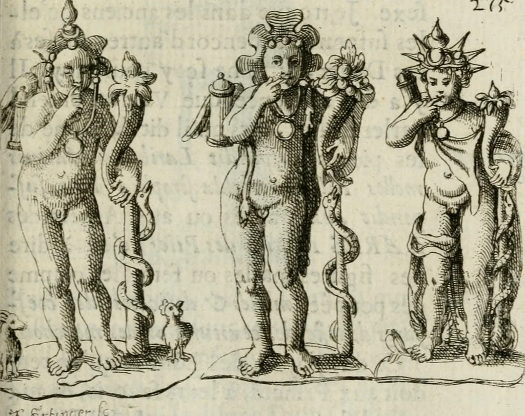 An illustration from De l'utilité des voyages : et de l'avantage que la recherche des antiquitez procure aux sçavans, 1686, leaf 296
