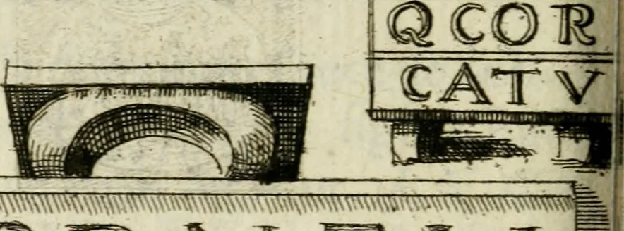 An illustration from De l'utilité des voyages : et de l'avantage que la recherche des antiquitez procure aux sçavans, 1686, leaf 335