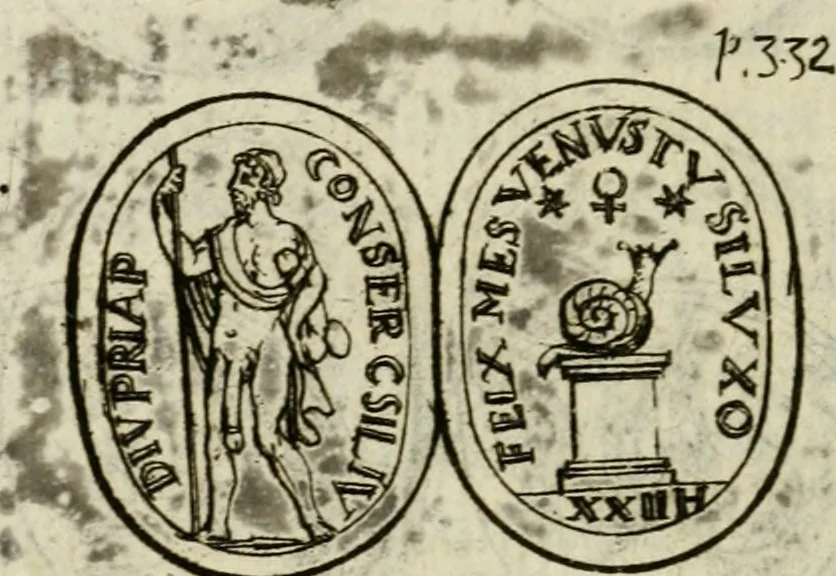 An illustration from De l'utilité des voyages : et de l'avantage que la recherche des antiquitez procure aux sçavans, 1686, leaf 353