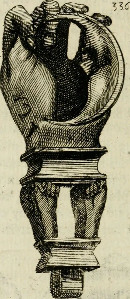 An illustration from De l'utilité des voyages : et de l'avantage que la recherche des antiquitez procure aux sçavans, 1686, leaf 357