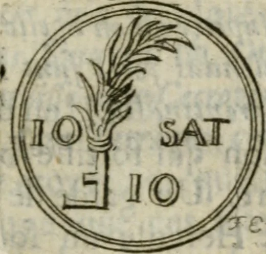 An illustration from De l'utilité des voyages : et de l'avantage que la recherche des antiquitez procure aux sçavans, 1686, leaf 134
