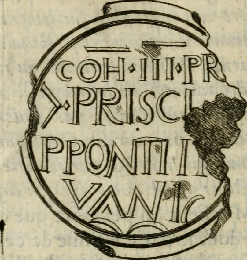 An illustration from De l'utilité des voyages : et de l'avantage que la recherche des antiquitez procure aux sçavans, 1686, leaf 141