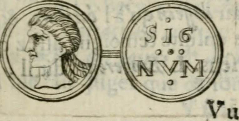 An illustration from De l'utilité des voyages : et de l'avantage que la recherche des antiquitez procure aux sçavans, 1686, leaf 154