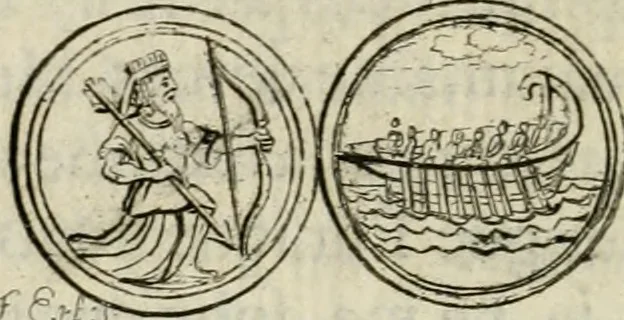 An illustration from De l'utilité des voyages : et de l'avantage que la recherche des antiquitez procure aux sçavans, 1686, leaf 259