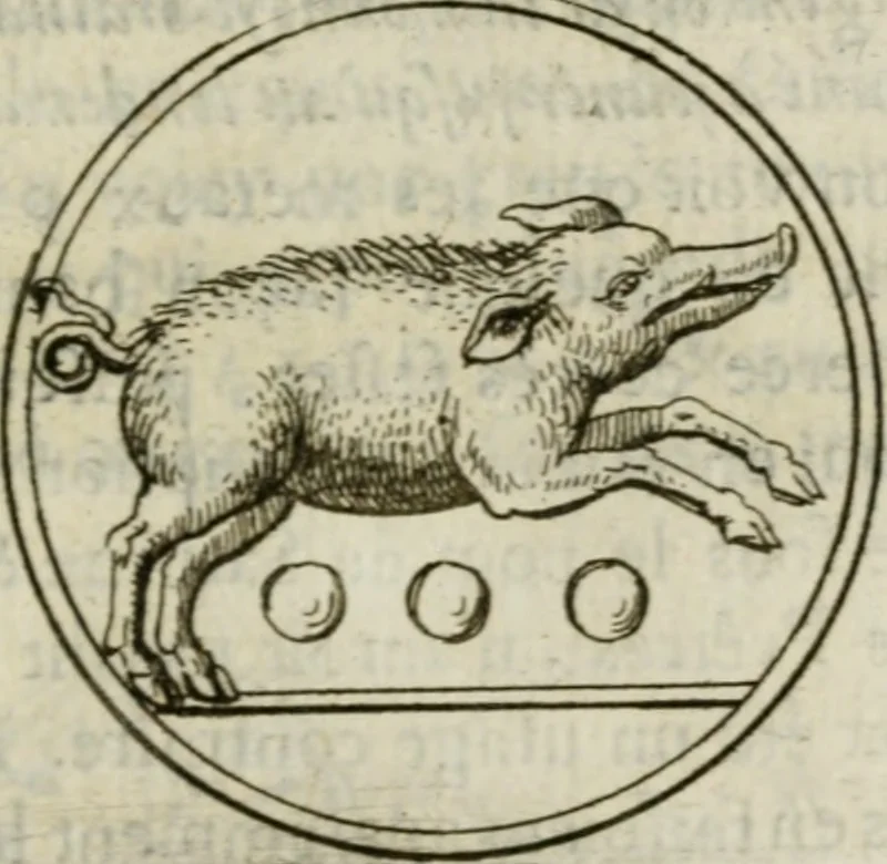 An illustration from De l'utilité des voyages : et de l'avantage que la recherche des antiquitez procure aux sçavans, 1686, leaf 278