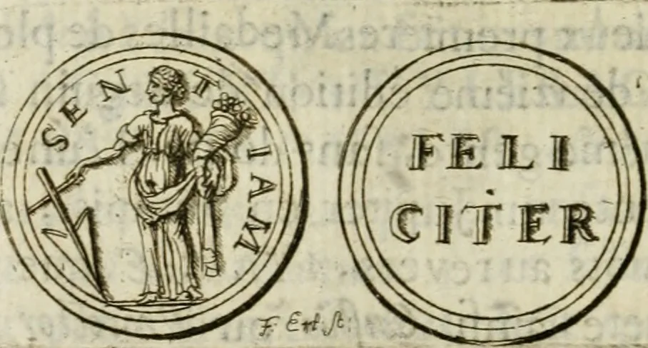 An illustration from De l'utilité des voyages : et de l'avantage que la recherche des antiquitez procure aux sçavans, 1686, leaf 285