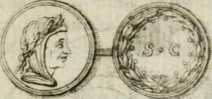 An illustration from De l'utilité des voyages : et de l'avantage que la recherche des antiquitez procure aux sçavans, 1686, leaf 288