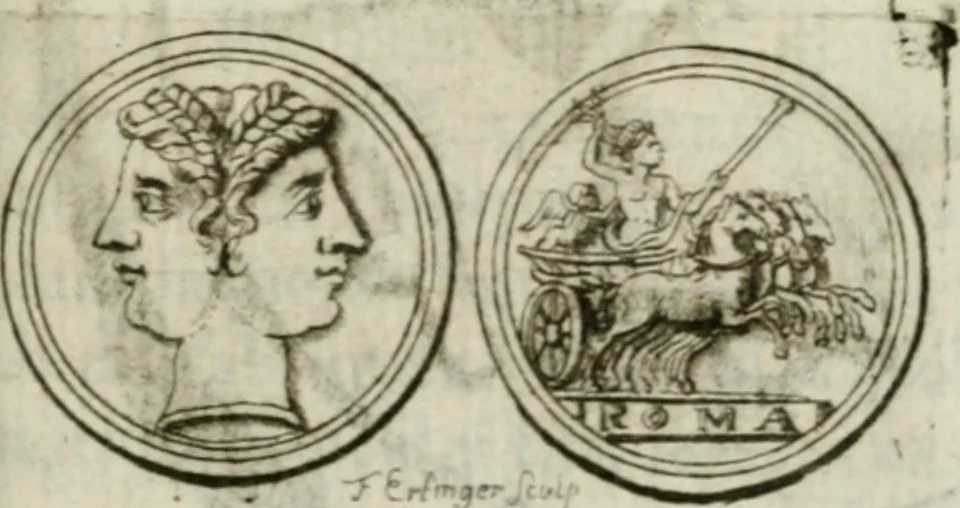 An illustration from De l'utilité des voyages : et de l'avantage que la recherche des antiquitez procure aux sçavans, 1686, leaf 288