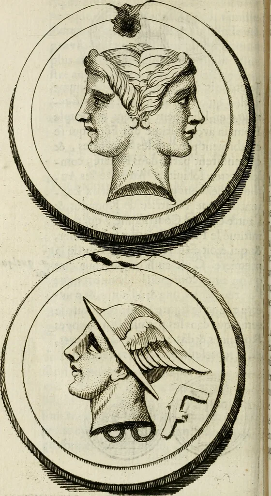 An illustration from De l'utilité des voyages : et de l'avantage que la recherche des antiquitez procure aux sçavans, 1686, leaf 289