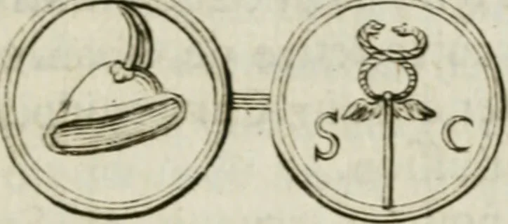 An illustration from De l'utilité des voyages : et de l'avantage que la recherche des antiquitez procure aux sçavans, 1686, leaf 292