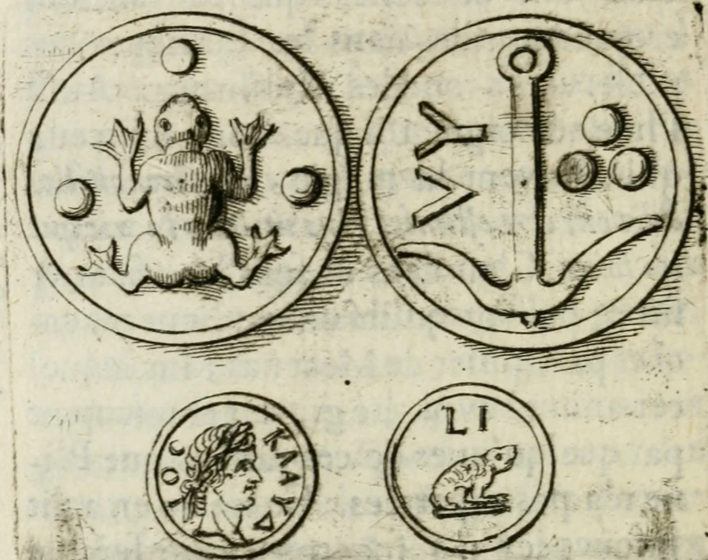 An illustration from De l'utilité des voyages : et de l'avantage que la recherche des antiquitez procure aux sçavans, 1686, leaf 43