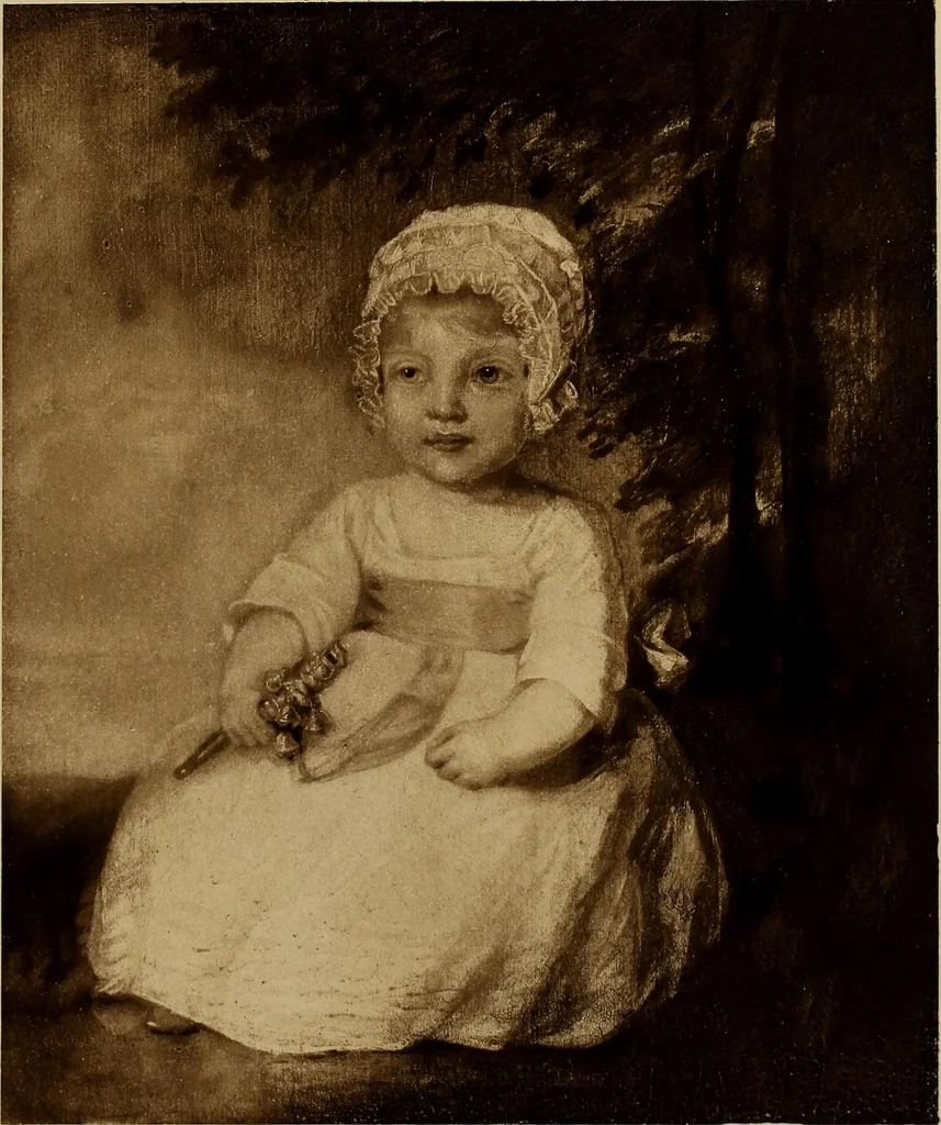 An illustration from De luxe catalogue of notable paintings by Masters of the Early English, Dutch, Flemish and French schools : consigned by T.J. Blakeslee, to be sold at unrestricted public sale at Mendelssohn Hall on ... [April 9th and 10th, 1908] .., 1908, leaf 55
