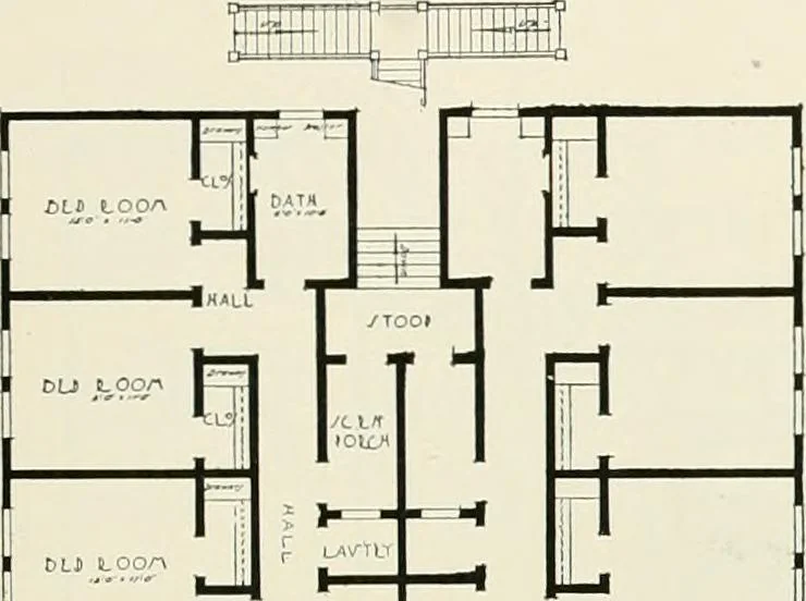 An illustration from De luxe flats : a book on flats and duplex homes ; showing the latest advance designs of this particular type of architecture, published to meet the requirements of all those who desire to study the flat or duplex home in its latest development., 1920, leaf 10