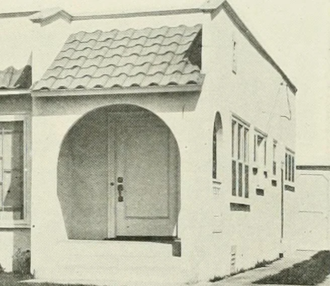 An illustration from De luxe flats : a book on flats and duplex homes ; showing the latest advance designs of this particular type of architecture, published to meet the requirements of all those who desire to study the flat or duplex home in its latest development., 1920, leaf 50