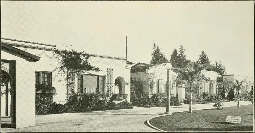 An illustration from De luxe flats : a book on flats and duplex homes ; showing the latest advance designs of this particular type of architecture, published to meet the requirements of all those who desire to study the flat or duplex home in its latest development., 1920, leaf 64