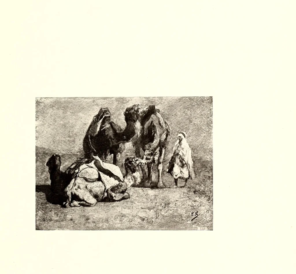 An illustration from De luxe illustrated catalogue of paintings and water colors of the Italian, French, Dutch and American schools by old and modern masters and other art property : to be sold to facilitate the settlement of the estate of the late James S. Inglis of Cottier and Company, New York, 1909, leaf 201