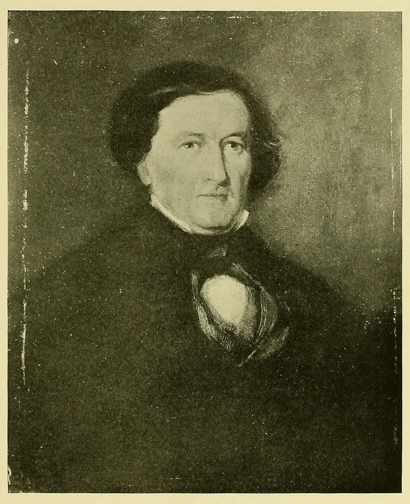 An illustration from De luxe illustrated catalogue of early American portraits : collected by Mr. Thomas B. Clarke. To be sold at unrestricted public sale by direction the owner ... on the evening of Jan. 7th, 1919. The sale will be conducted by Mr. Thomas E. Kirby of the American Art Association, 1919, leaf 91