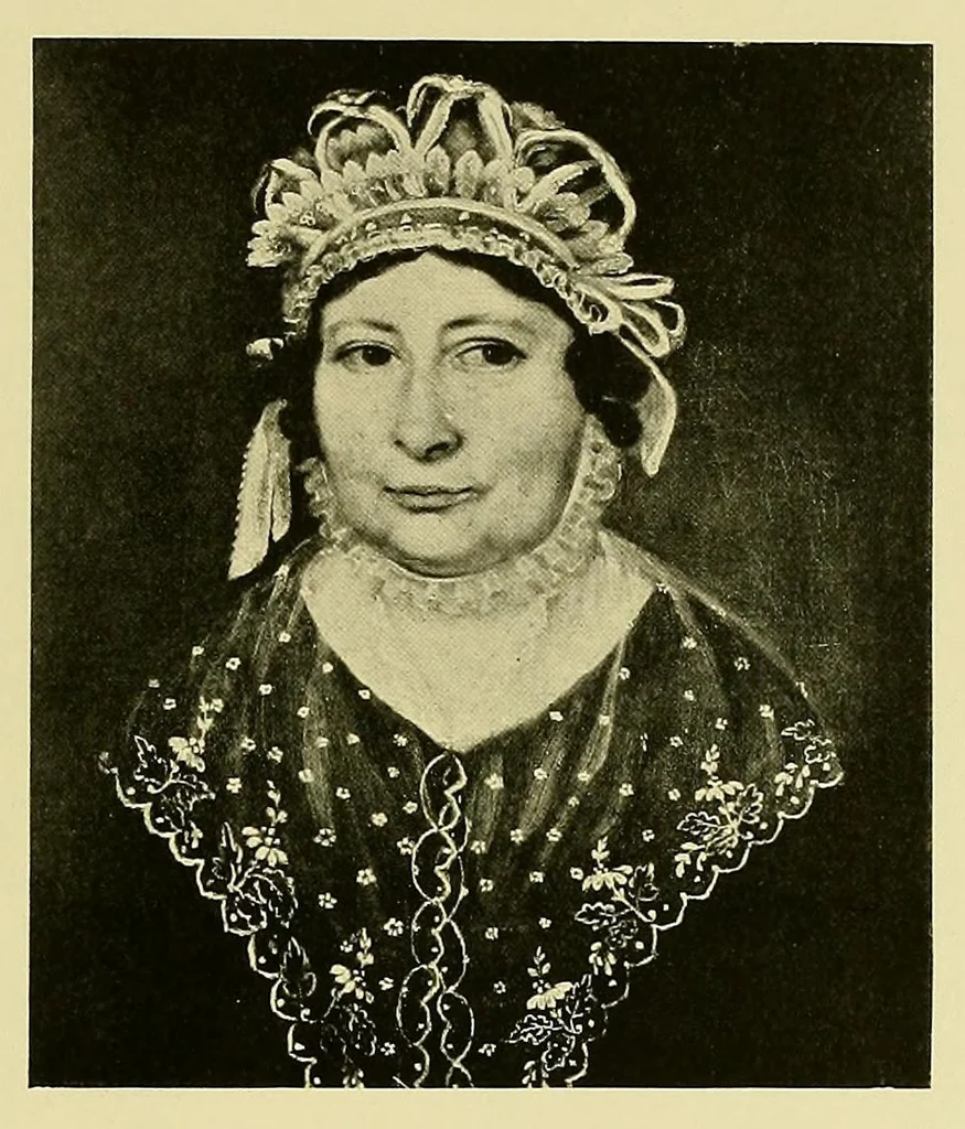 An illustration from De luxe illustrated catalogue of early American portraits : collected by Mr. Thomas B. Clarke. To be sold at unrestricted public sale by direction the owner ... on the evening of Jan. 7th, 1919. The sale will be conducted by Mr. Thomas E. Kirby of the American Art Association, 1919, leaf 97