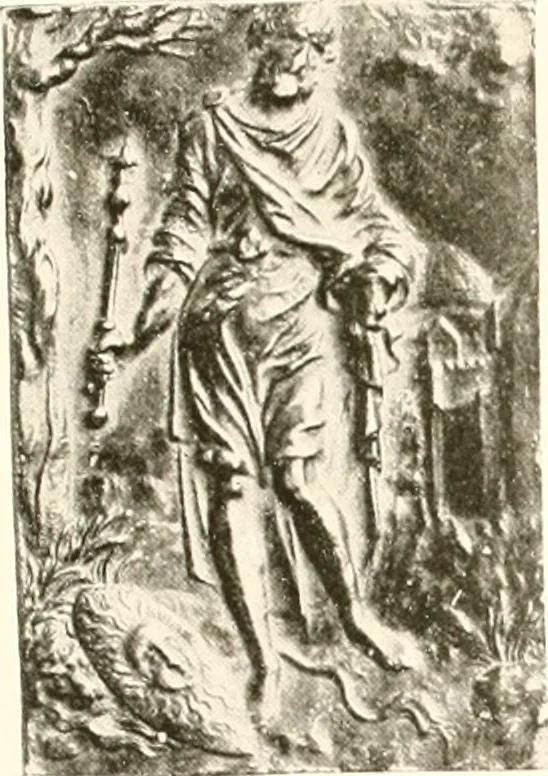 An illustration from De luxe illustrated catalogue of the treasures and antiquities illustrating the golden age of Italian art, belonging to the famous expert and antiquarian, Signor Stefano Bardini, of Florence, Italy;, 1918, leaf 106
