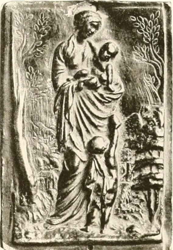 An illustration from De luxe illustrated catalogue of the treasures and antiquities illustrating the golden age of Italian art, belonging to the famous expert and antiquarian, Signor Stefano Bardini, of Florence, Italy;, 1918, leaf 106