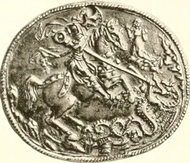 An illustration from De luxe illustrated catalogue of the treasures and antiquities illustrating the golden age of Italian art, belonging to the famous expert and antiquarian, Signor Stefano Bardini, of Florence, Italy;, 1918, leaf 106