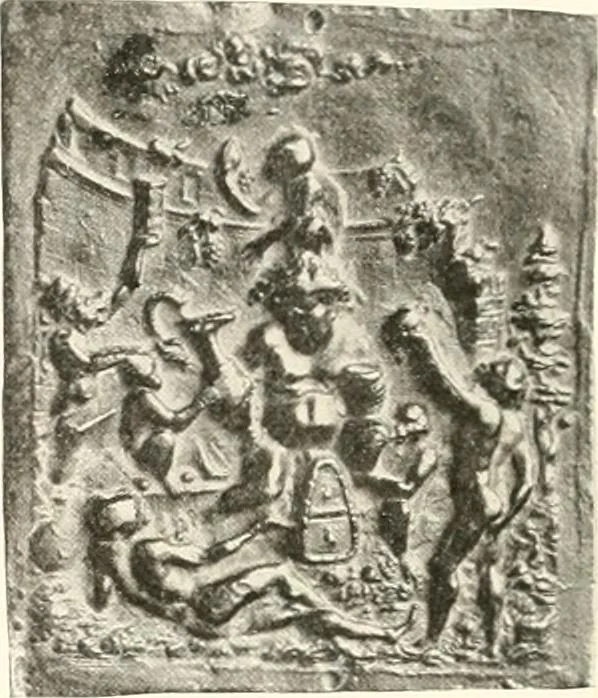 An illustration from De luxe illustrated catalogue of the treasures and antiquities illustrating the golden age of Italian art, belonging to the famous expert and antiquarian, Signor Stefano Bardini, of Florence, Italy;, 1918, leaf 107
