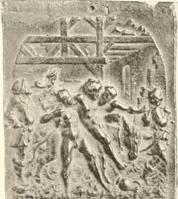 An illustration from De luxe illustrated catalogue of the treasures and antiquities illustrating the golden age of Italian art, belonging to the famous expert and antiquarian, Signor Stefano Bardini, of Florence, Italy;, 1918, leaf 108