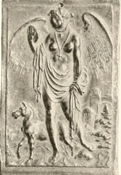 An illustration from De luxe illustrated catalogue of the treasures and antiquities illustrating the golden age of Italian art, belonging to the famous expert and antiquarian, Signor Stefano Bardini, of Florence, Italy;, 1918, leaf 110